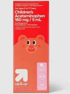 Children’s Acetaminophen 160mg Liquid Bubblegum